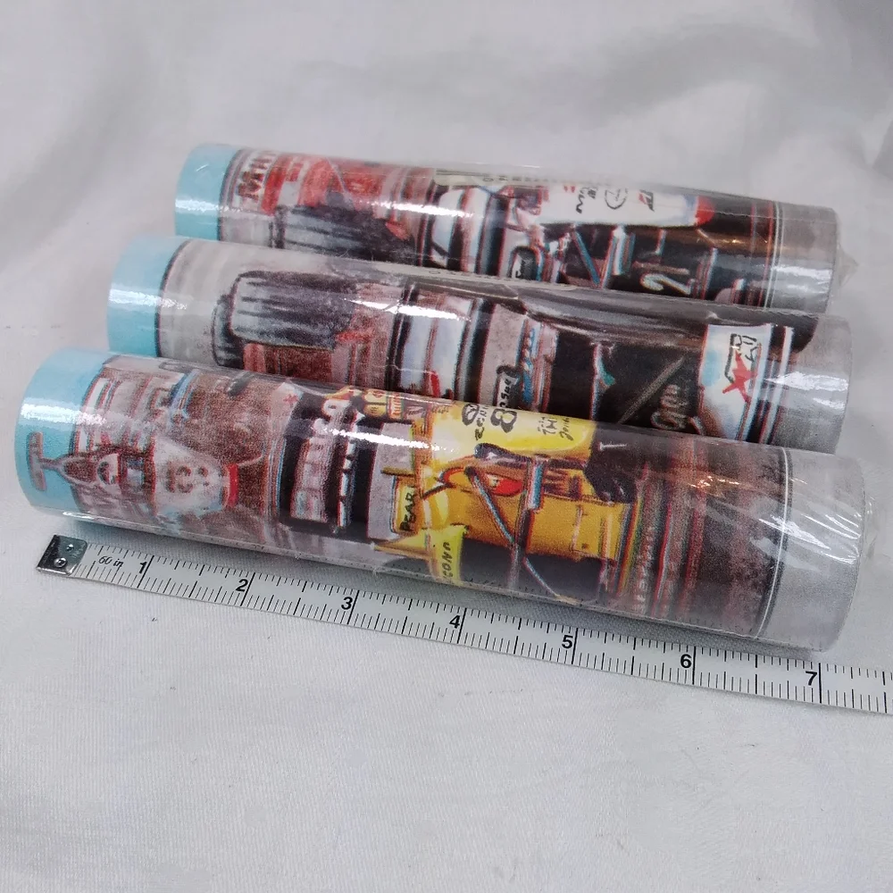 Lot of 3 BREWSTER Wallcovering Race Cars BORDER Pre-pasted, 7